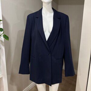 Navy Hugo Blazer - Scuba Material